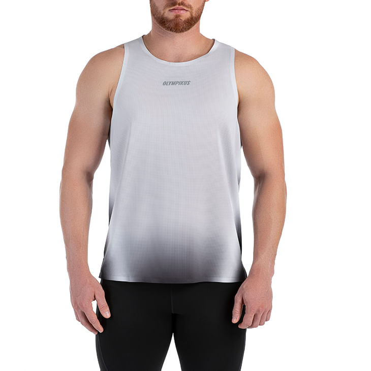 Olympikus Regata OIMCR24702-BCPTO M CORRE BrancoPreto Poliester -2-